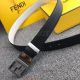 AAA Fendi 3.5cm Women's Belt - Black Leather SS Buckle (3)_th.jpg